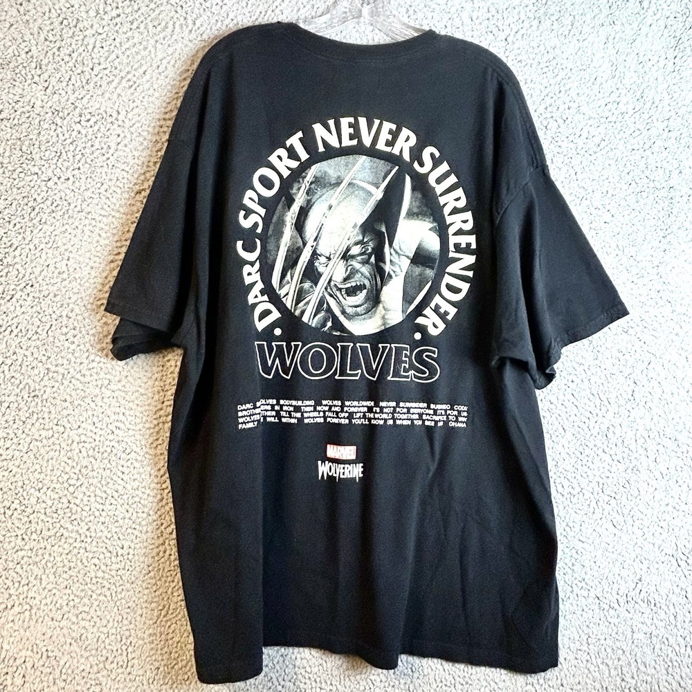 Darc Sport x Marvel Wolverine T-Shirt Size XXL Numbered 69 of 1000 HERO ELITE